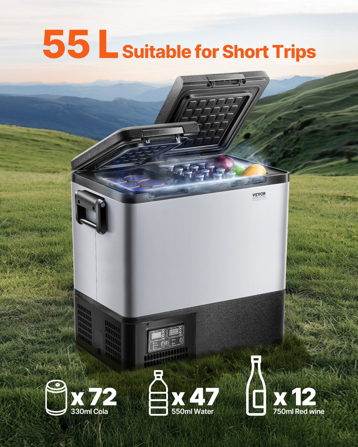 Portable Car Refrigerator Freezer Compressor — view 3