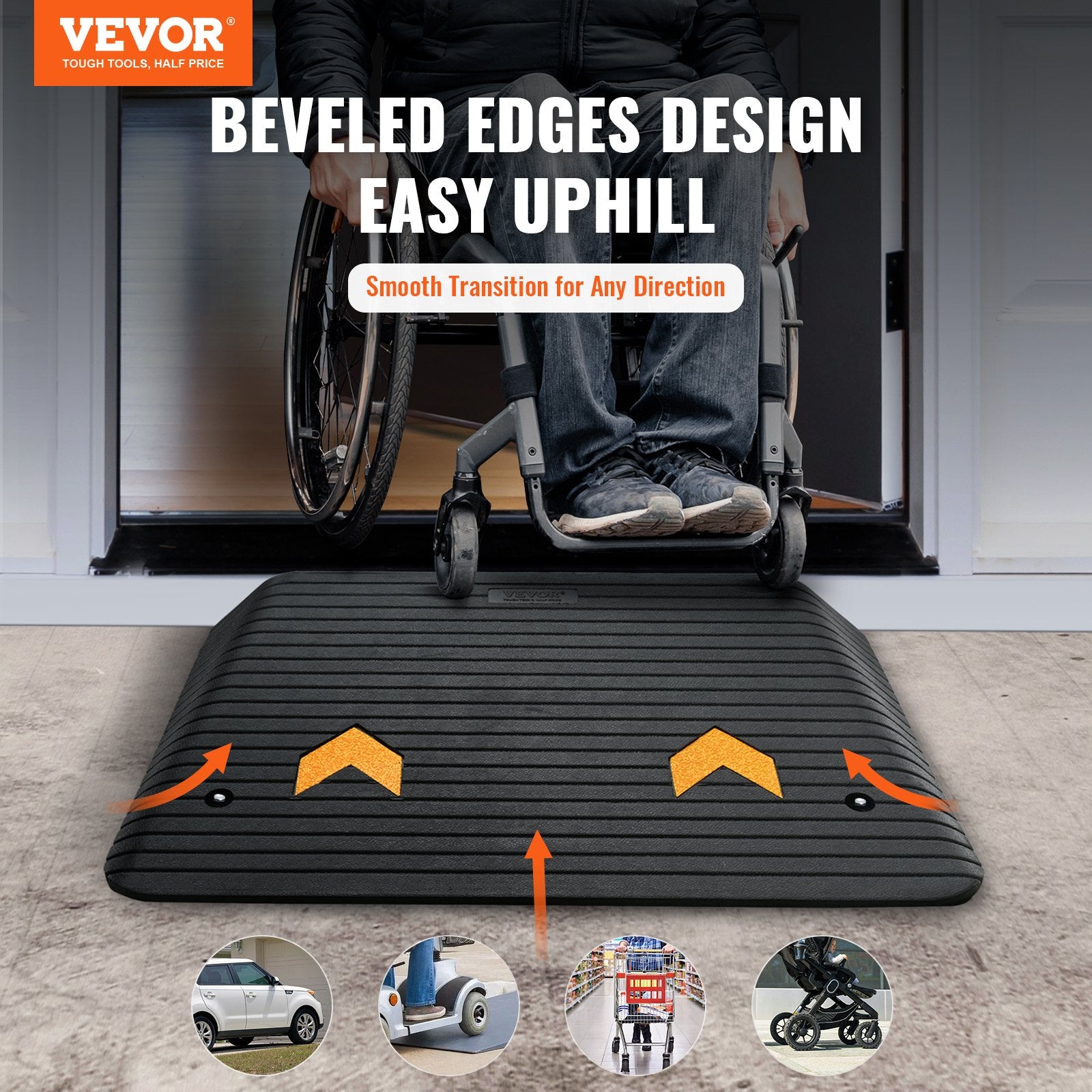Upgraded Rubber Threshold Ramp, 10.2 — view 3