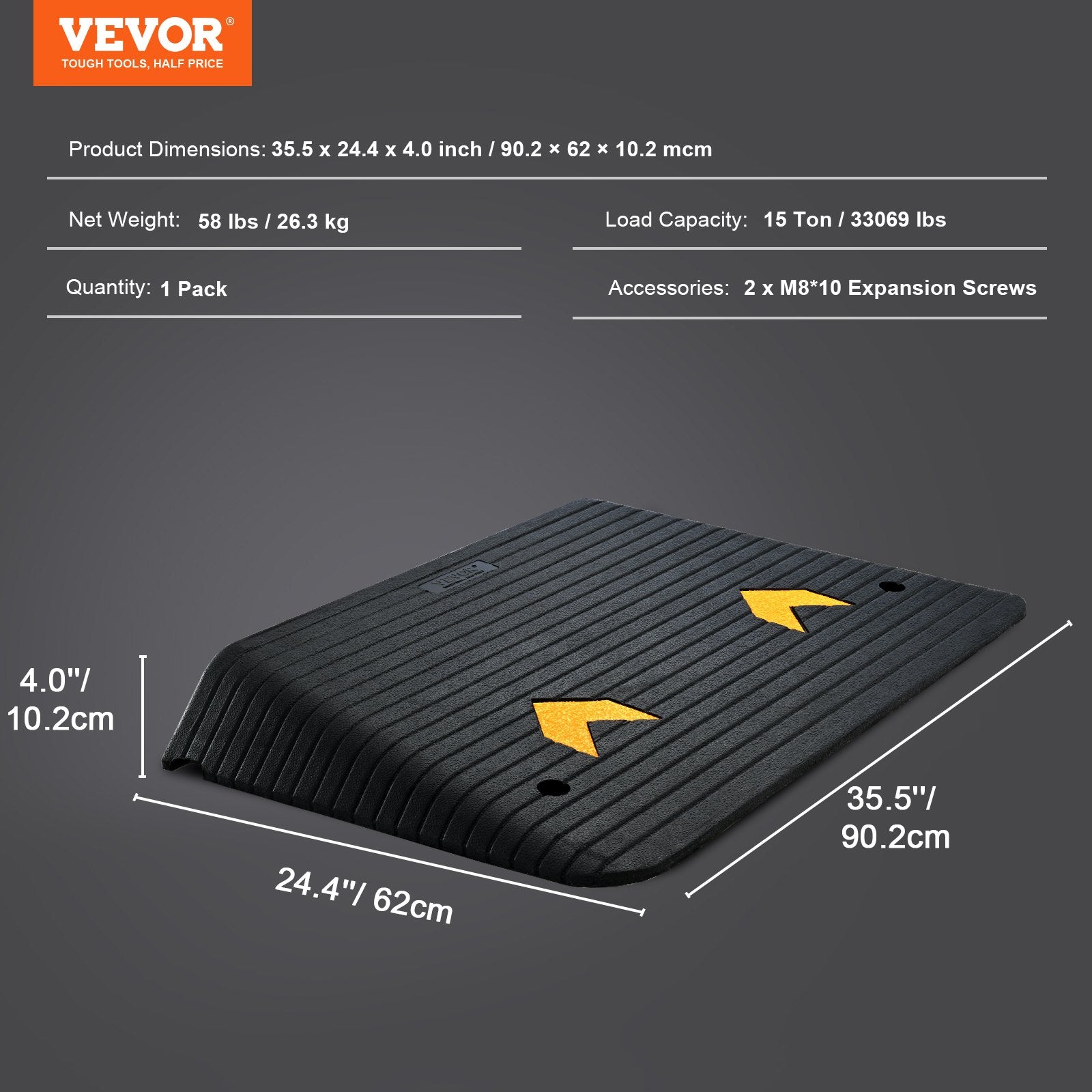 Upgraded Rubber Threshold Ramp, 10.2 — view 8