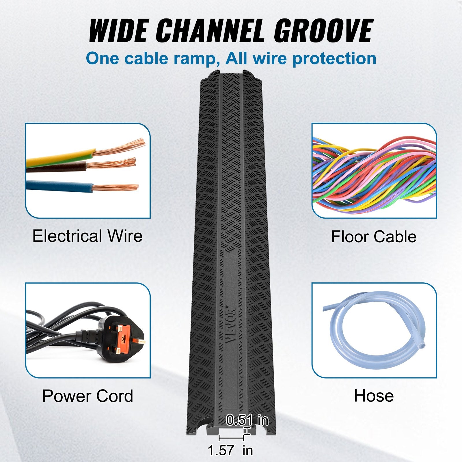 2 PCs Drop Over Cable — view 4