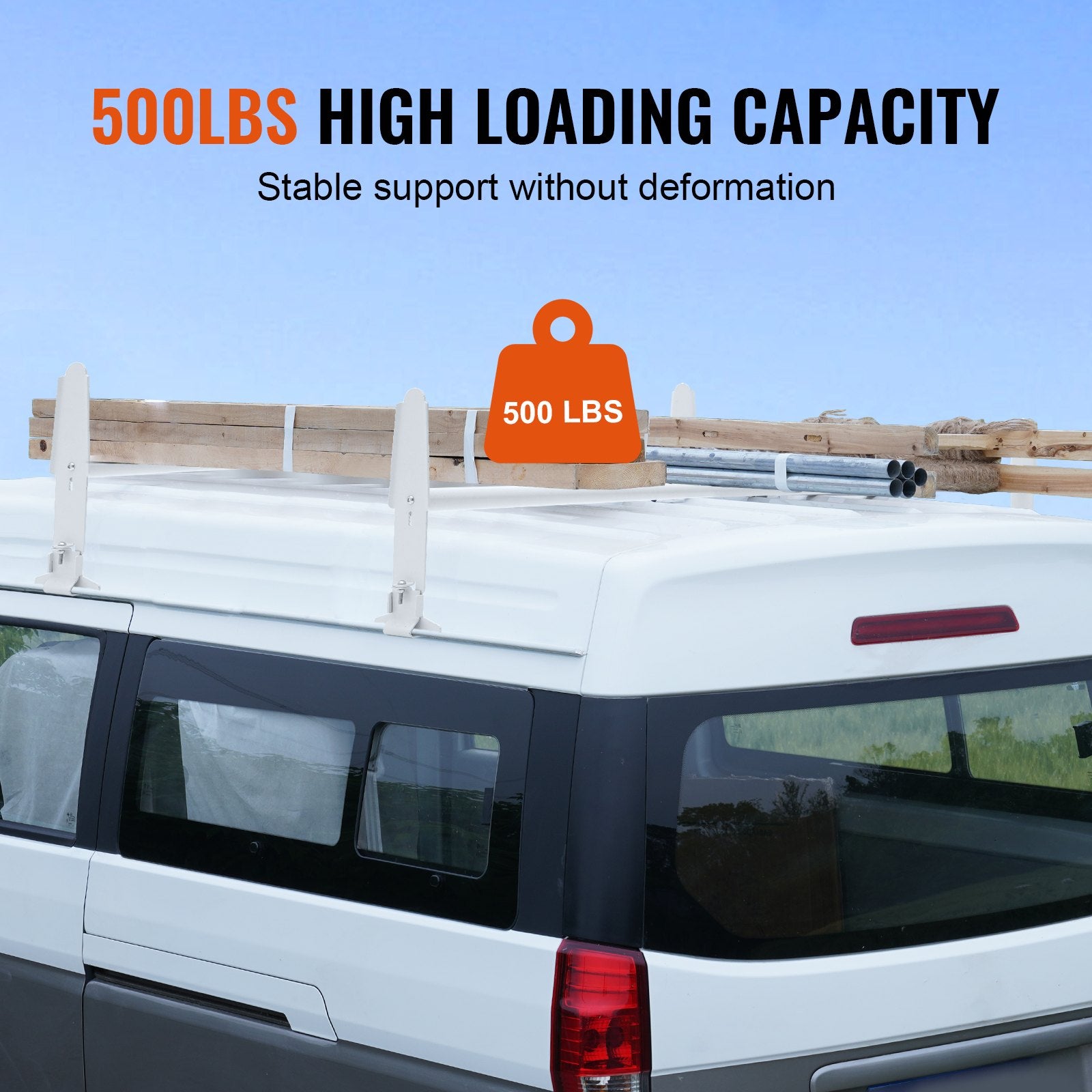 2-Bar Van Roof Ladder Rack — view 5