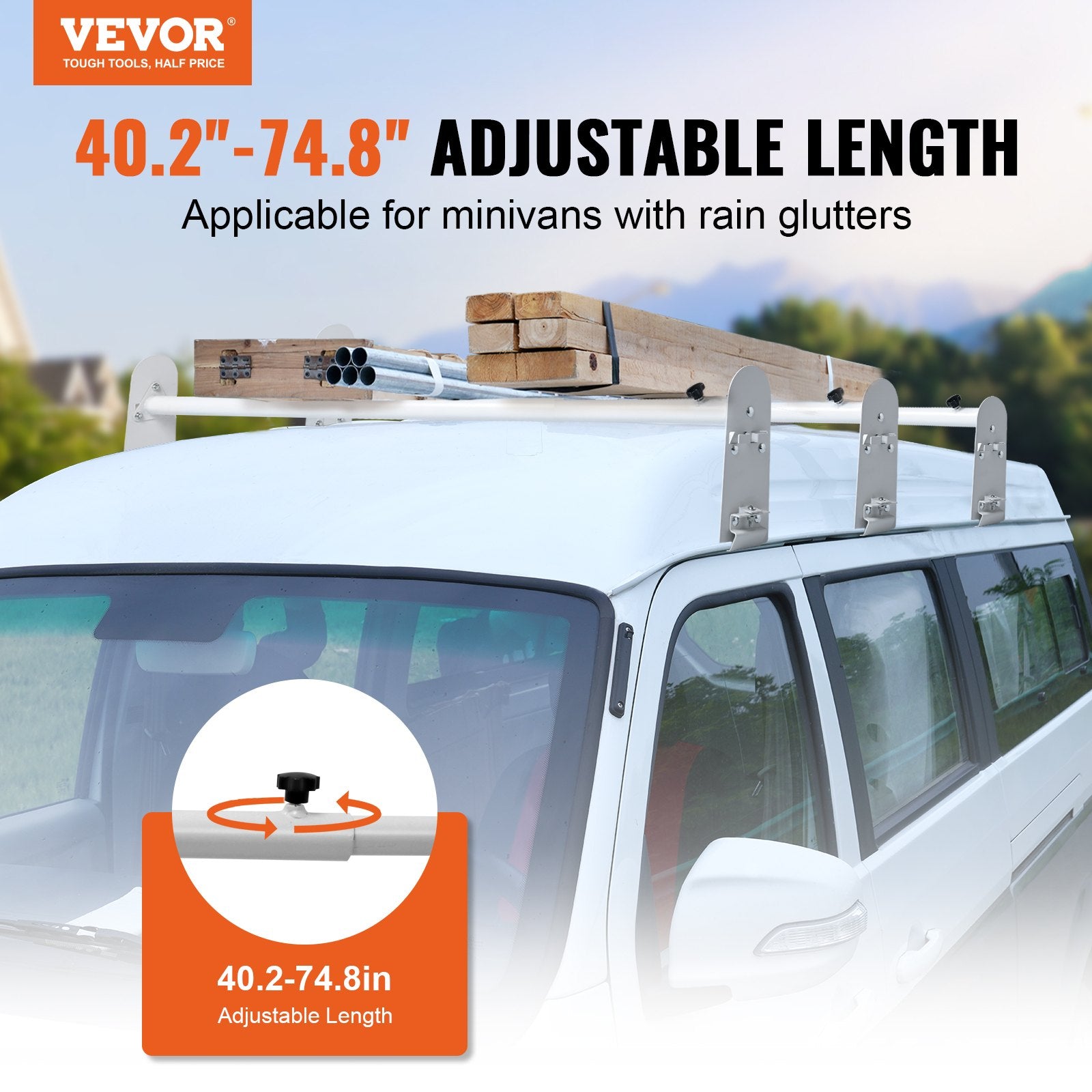 Van Roof Ladder Rack, 3 — view 3
