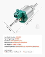Diesel heater fuel dosing pump 12V 22 mL — view 8