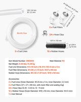 Diesel heater fuel line kit 5000 mm — view 8