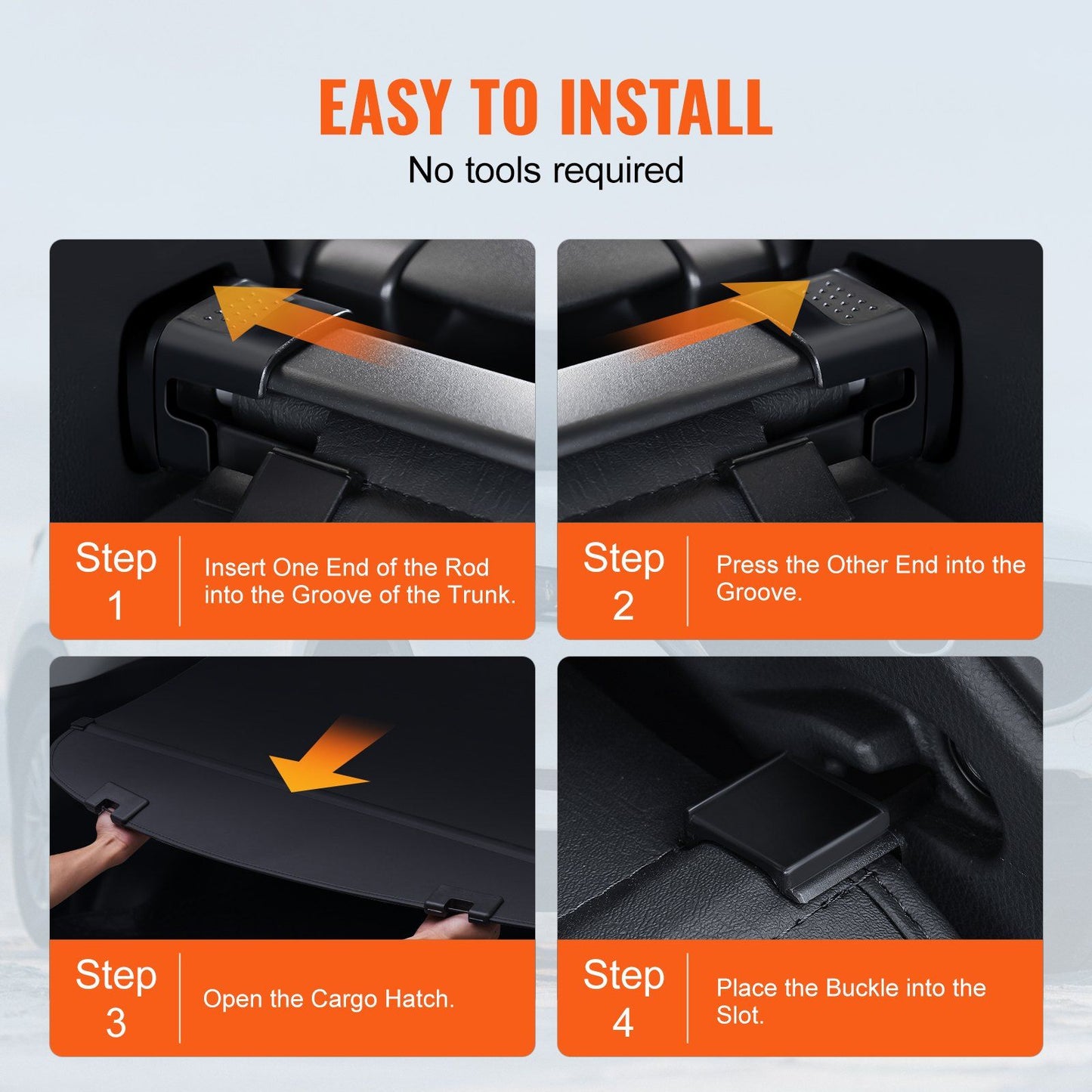Waterproof retractable cargo cover for Mazda CX-5 — view 6