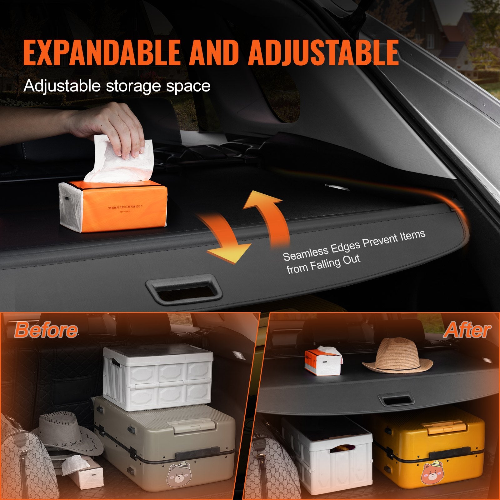 Retractable Cargo Cover for Jeep — view 5