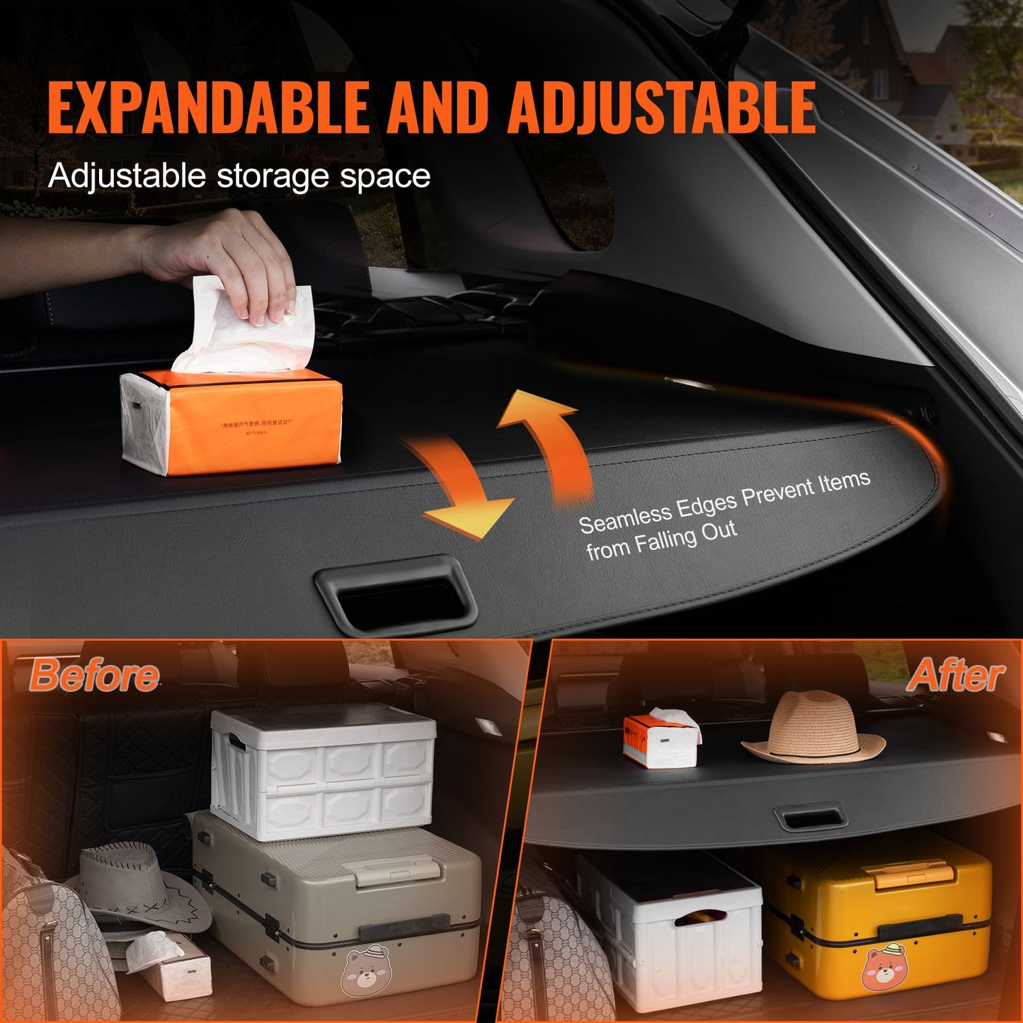 Toyota RAV4 2019-2025 retractable cargo cover — view 5