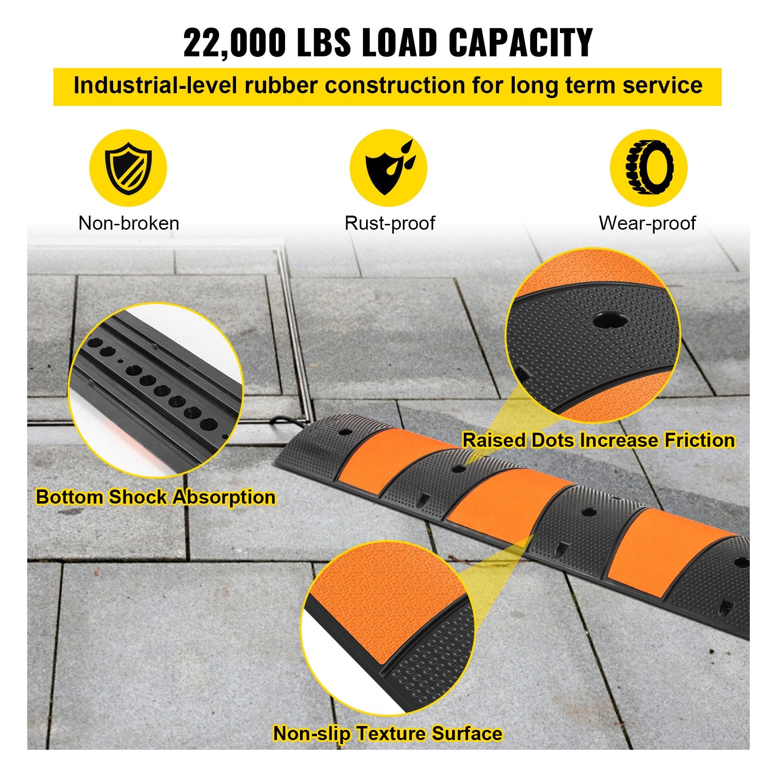 Rubber Speed Bump, 1 Pack — view 5