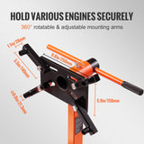Engine Stand 750LBS Motor Hoist Dolly — view 4