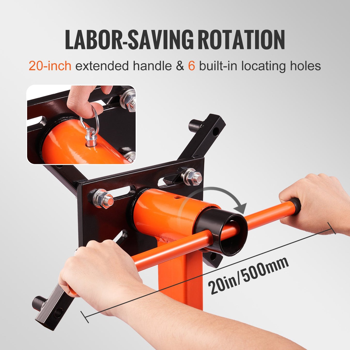 Engine Stand 750LBS Motor Hoist Dolly — view 5