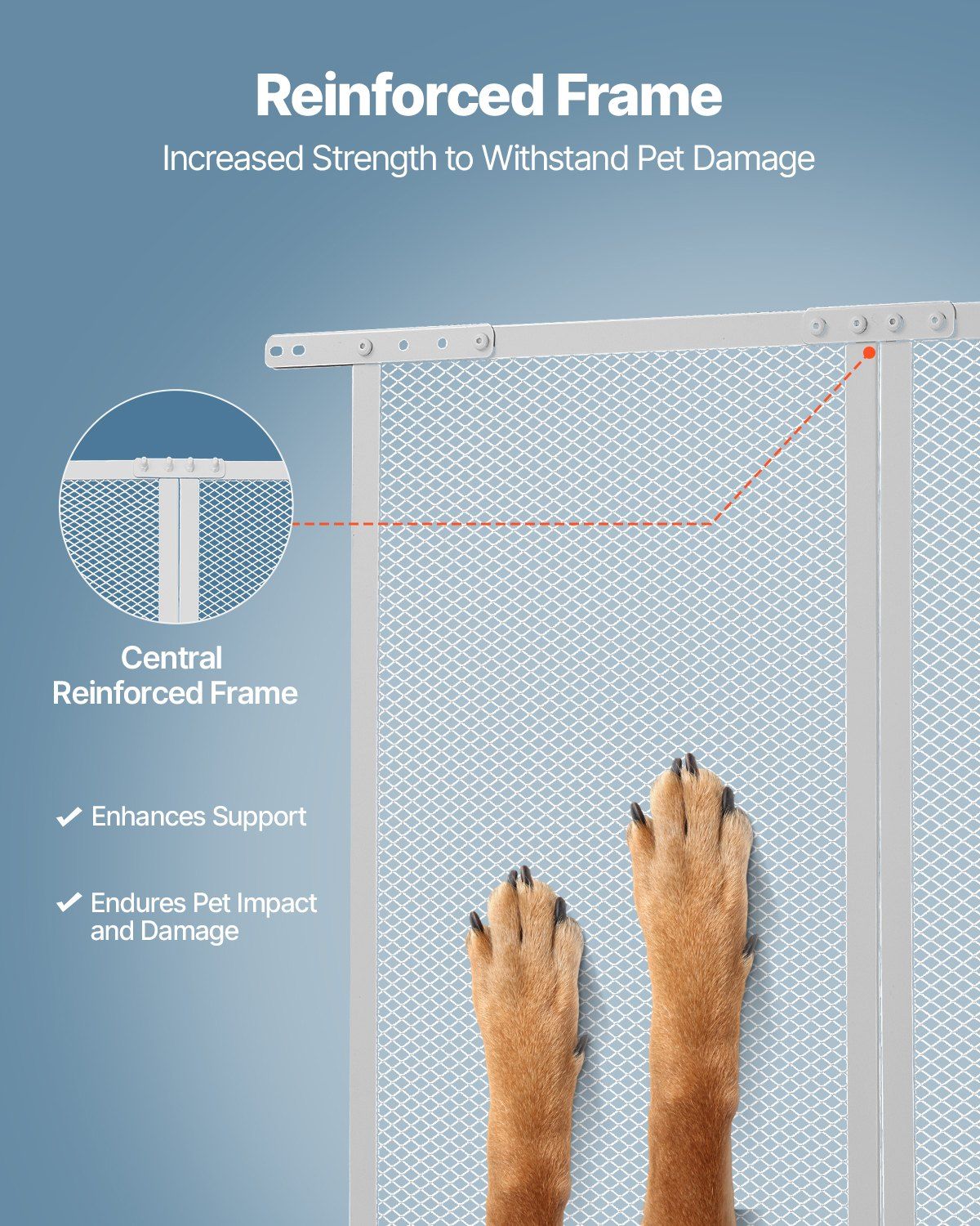 RV screen door protector, white — view 5