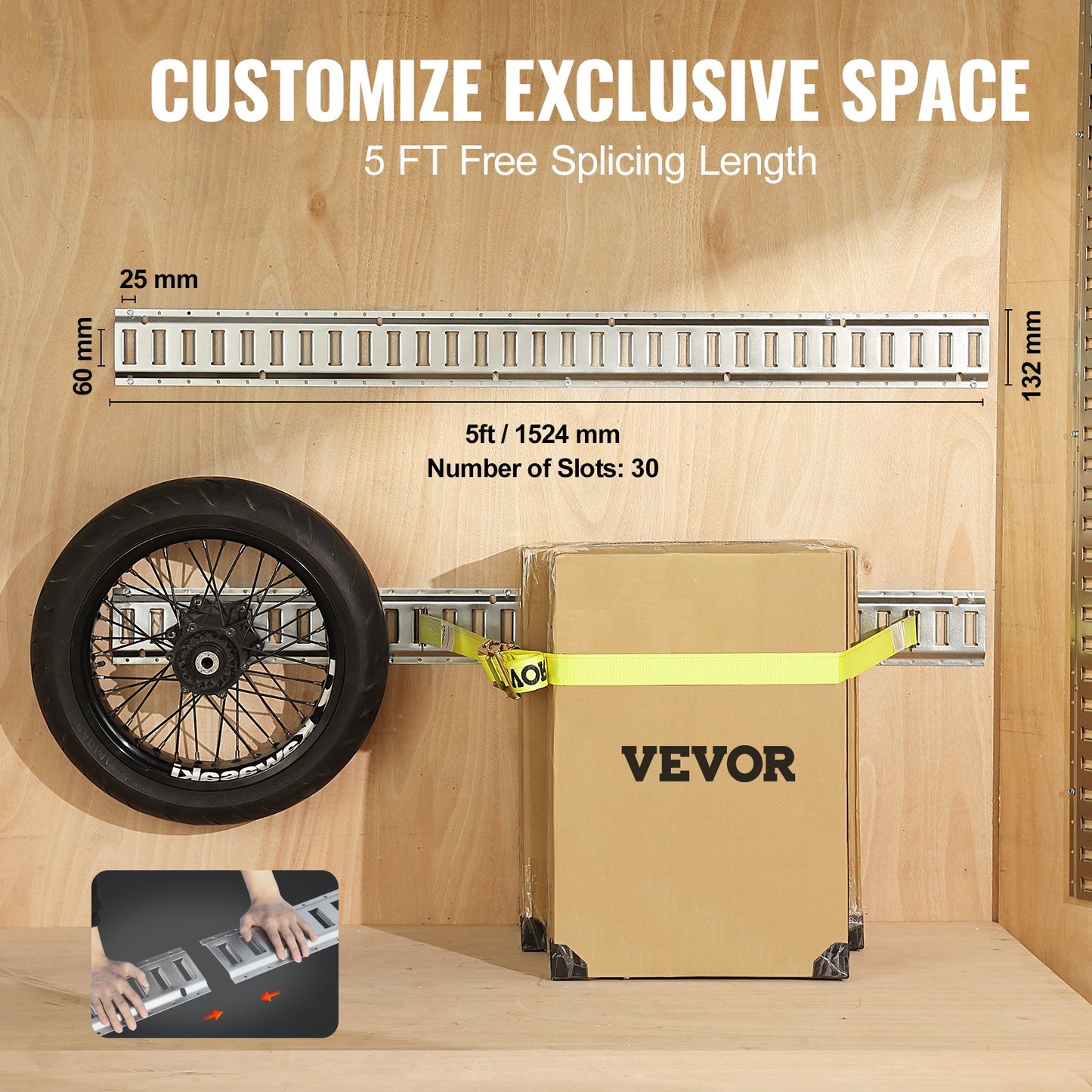 E Track Tie-Down Rail Kit — view 5