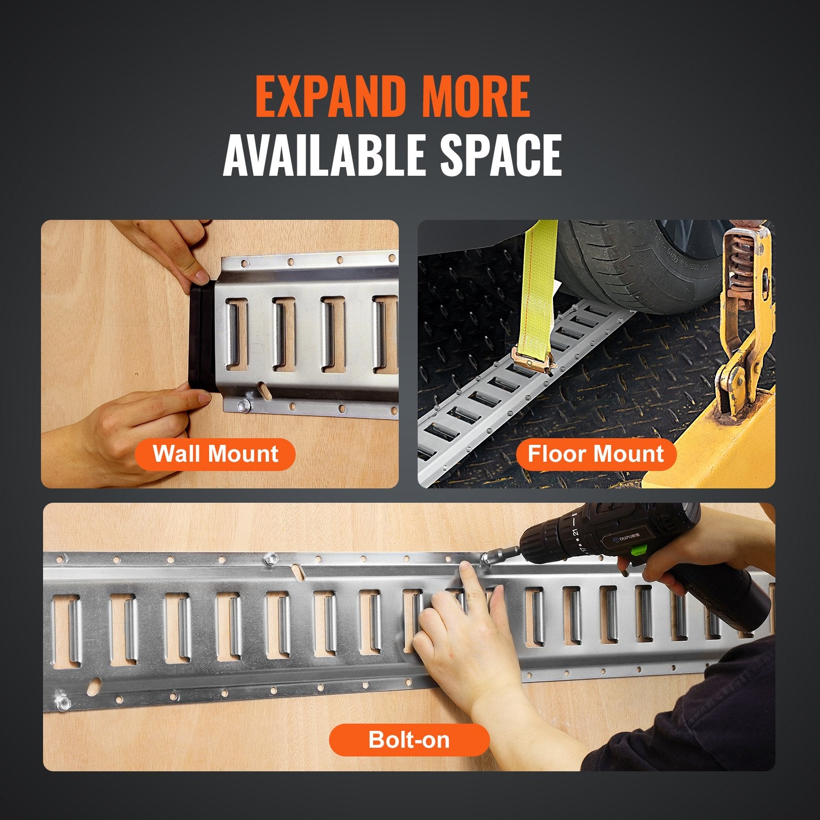 E Track Tie-Down Rail Kit — view 7