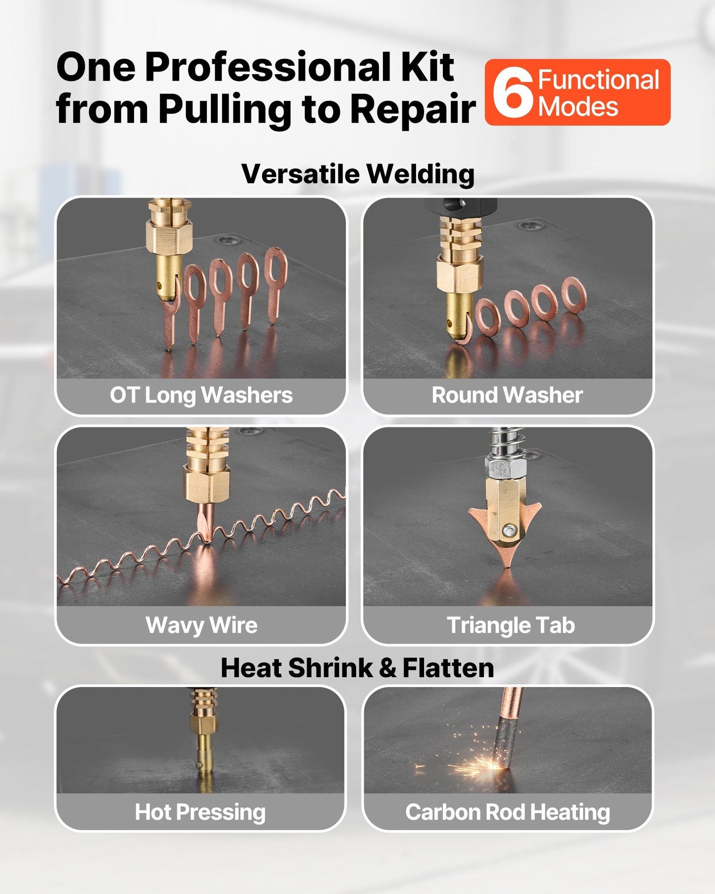 4.5KW Professional Stud Welder Dent Repair Kit — view 4
