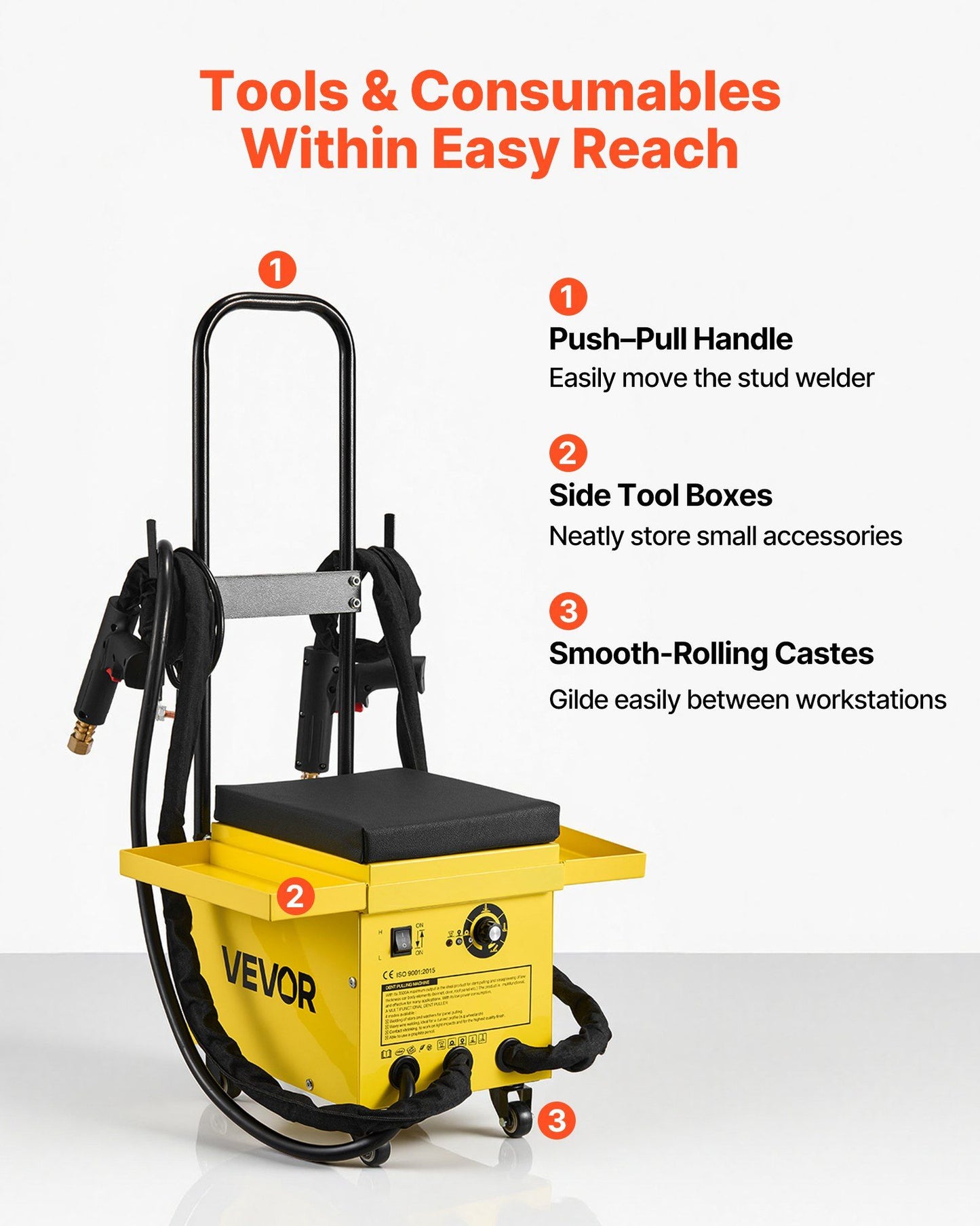 4.5KW Professional Stud Welder Dent Repair Kit — view 7
