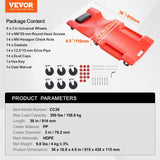 Mechanic plastic rolling garage creeper 914 mm — view 8