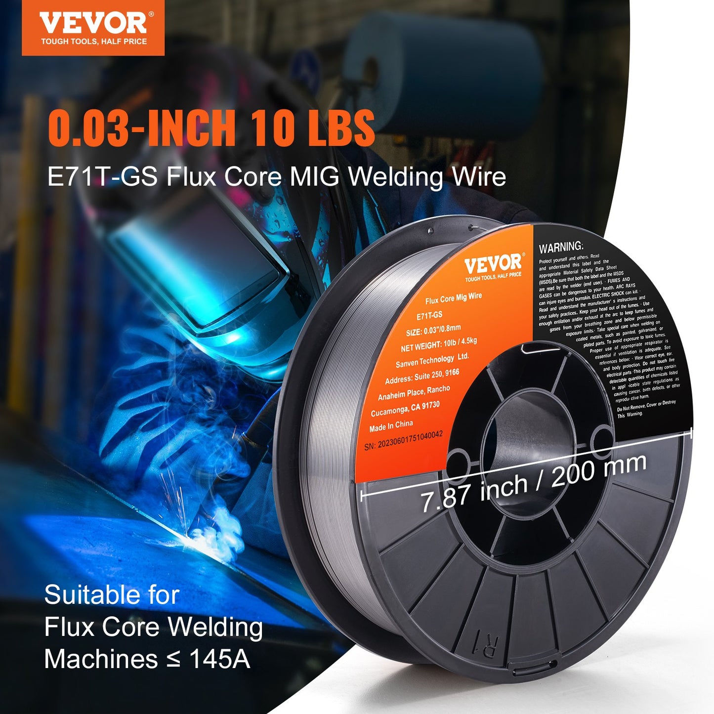 Flux Core Welding Wire, E71T-GS — view 3
