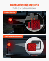 LED trailer tail lights kit with wiring harness — view 7