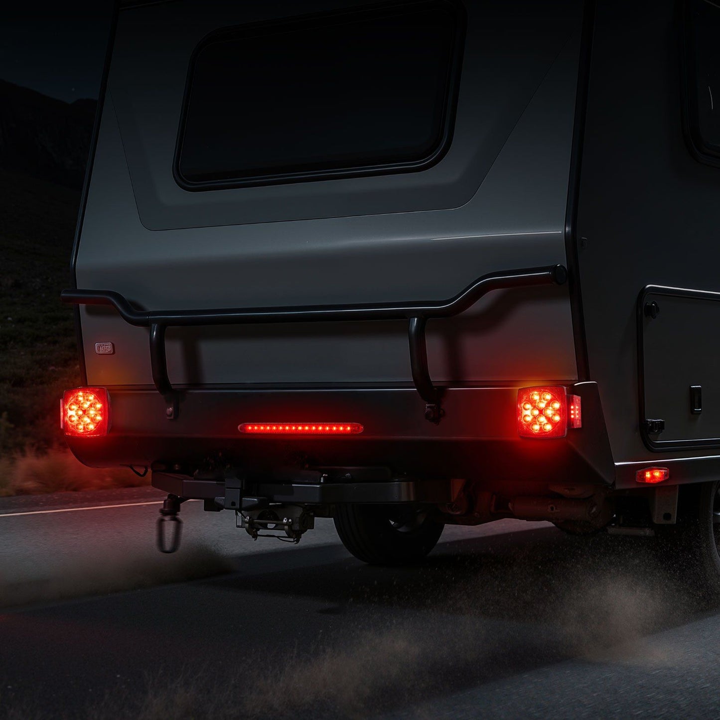LED trailer tail lights kit with wiring harness — view 9
