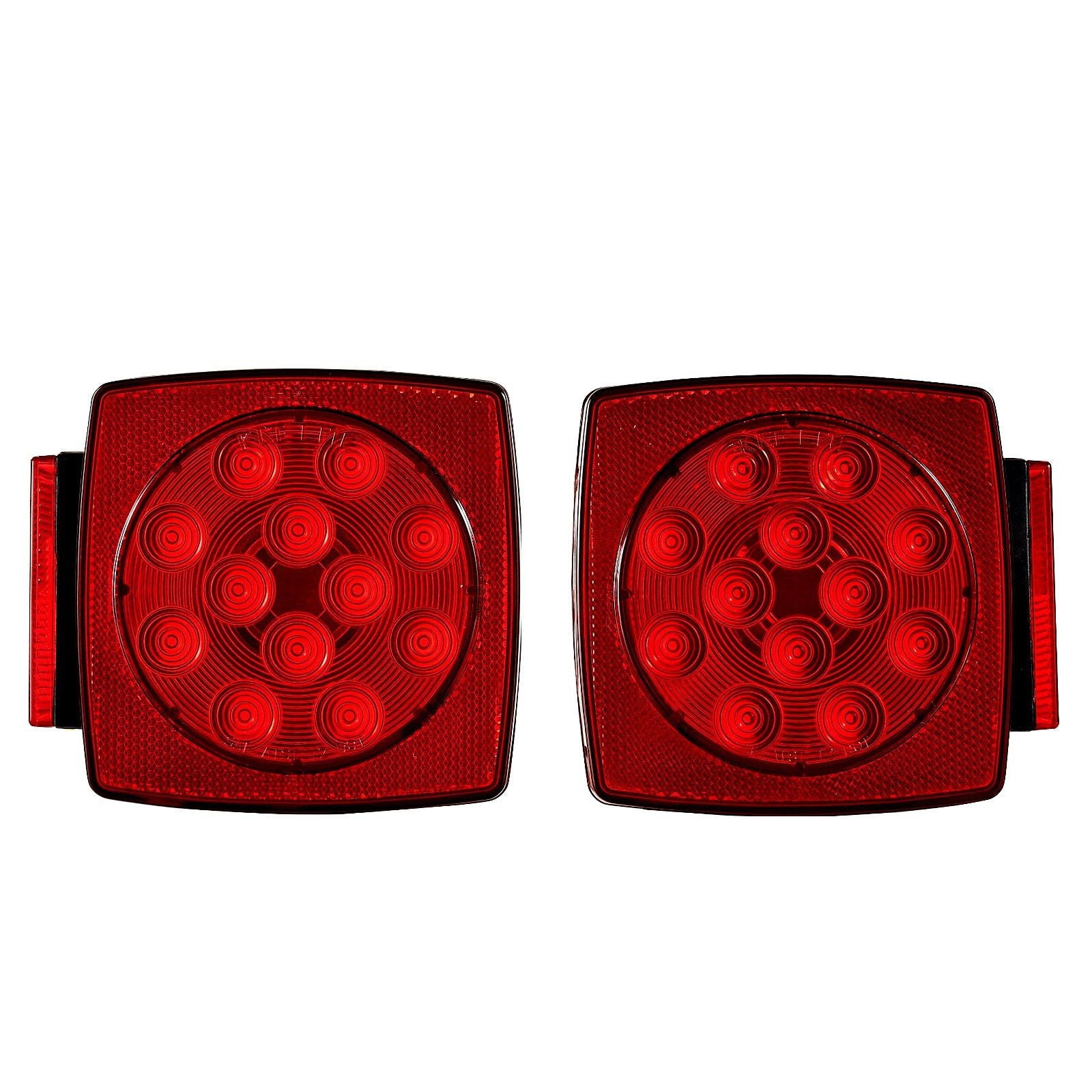 LED trailer tail lights kit with wiring harness — view 10