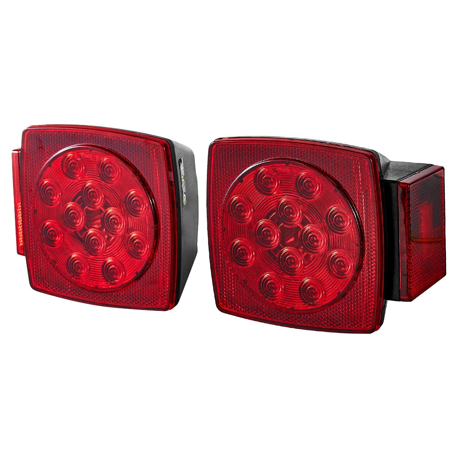 LED trailer tail lights kit with wiring harness — view 12