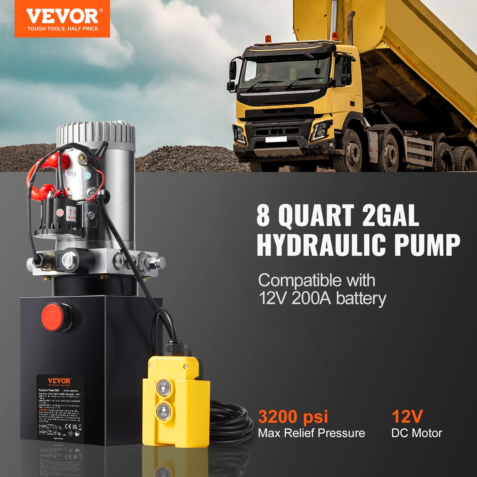 Hydraulic Pump, 8 Quart Hydraulic — view 3