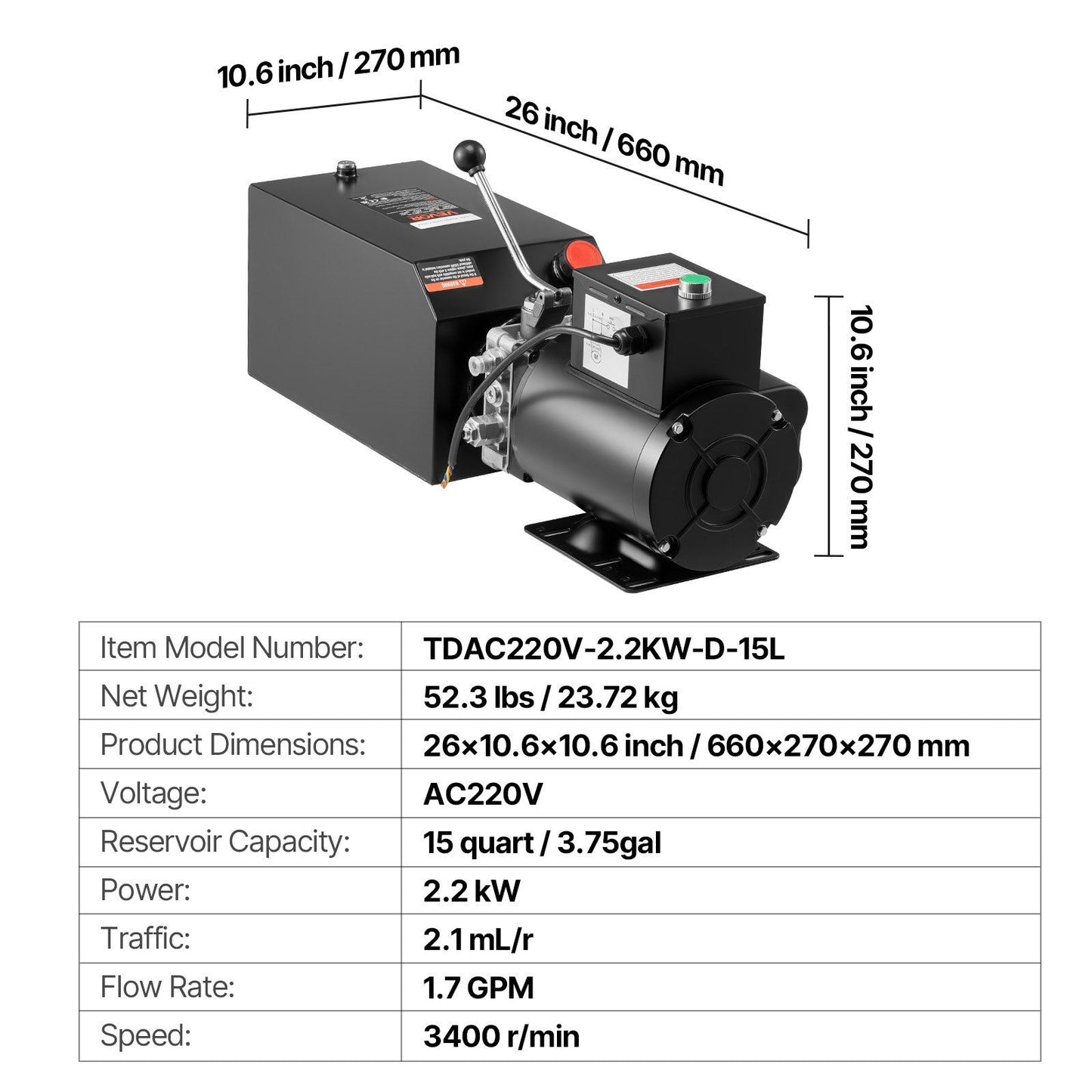 Hydraulic Pump Power Unit — view 8