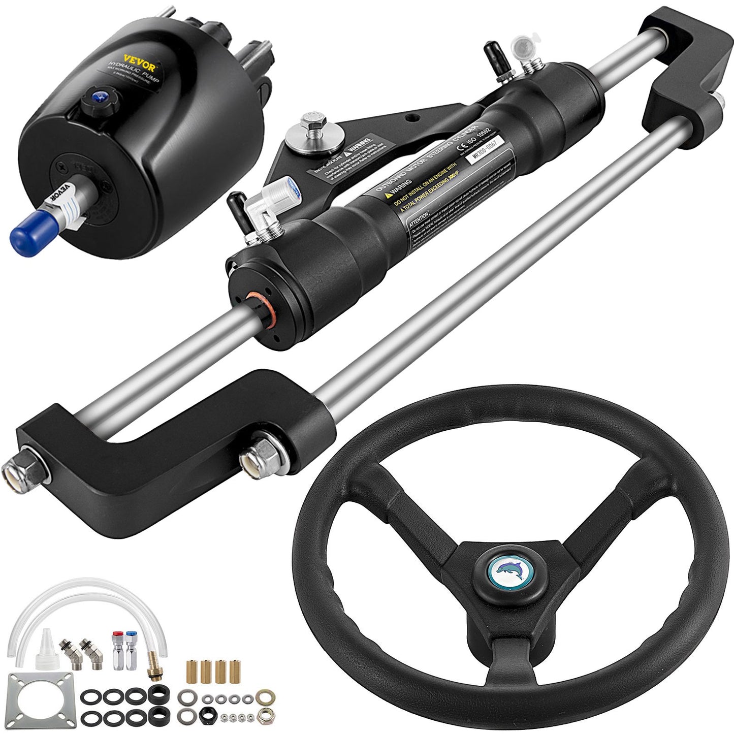 Hydraulic Steering Kit 300HP, Hydraulic — view 2