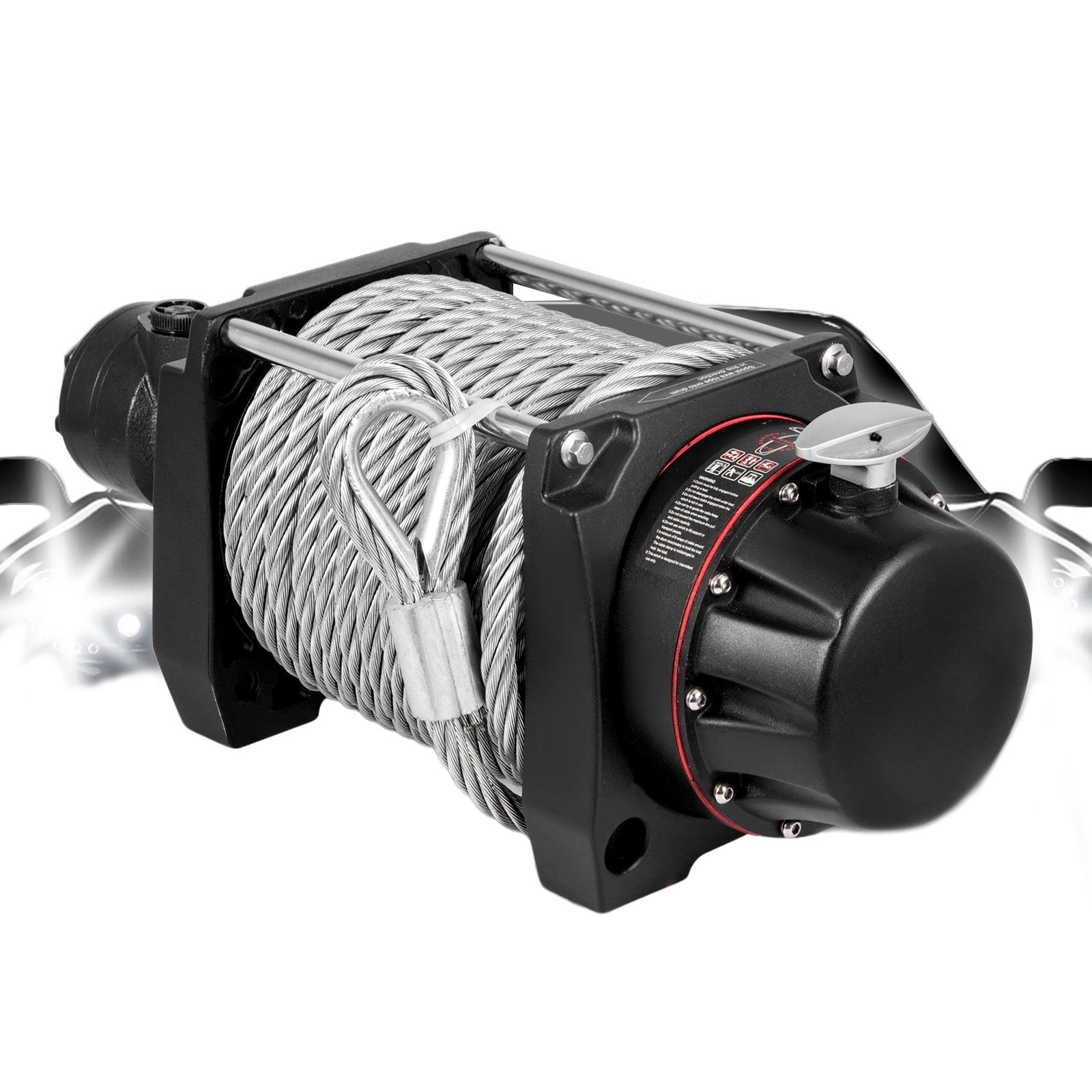 Industrial Hydraulic Winch 9071kg, Hydraulic — view 3