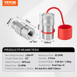 1/2 Flat Face Hydraulic Couplers — view 8