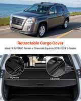 Retractable cargo cover for GMC Terrain, Equinox — view 3