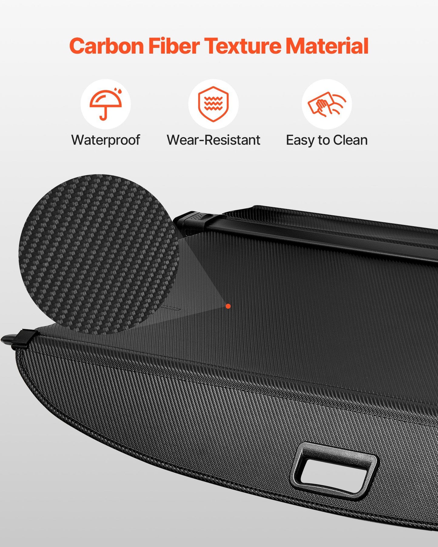 Retractable cargo cover for GMC Terrain, Equinox — view 6