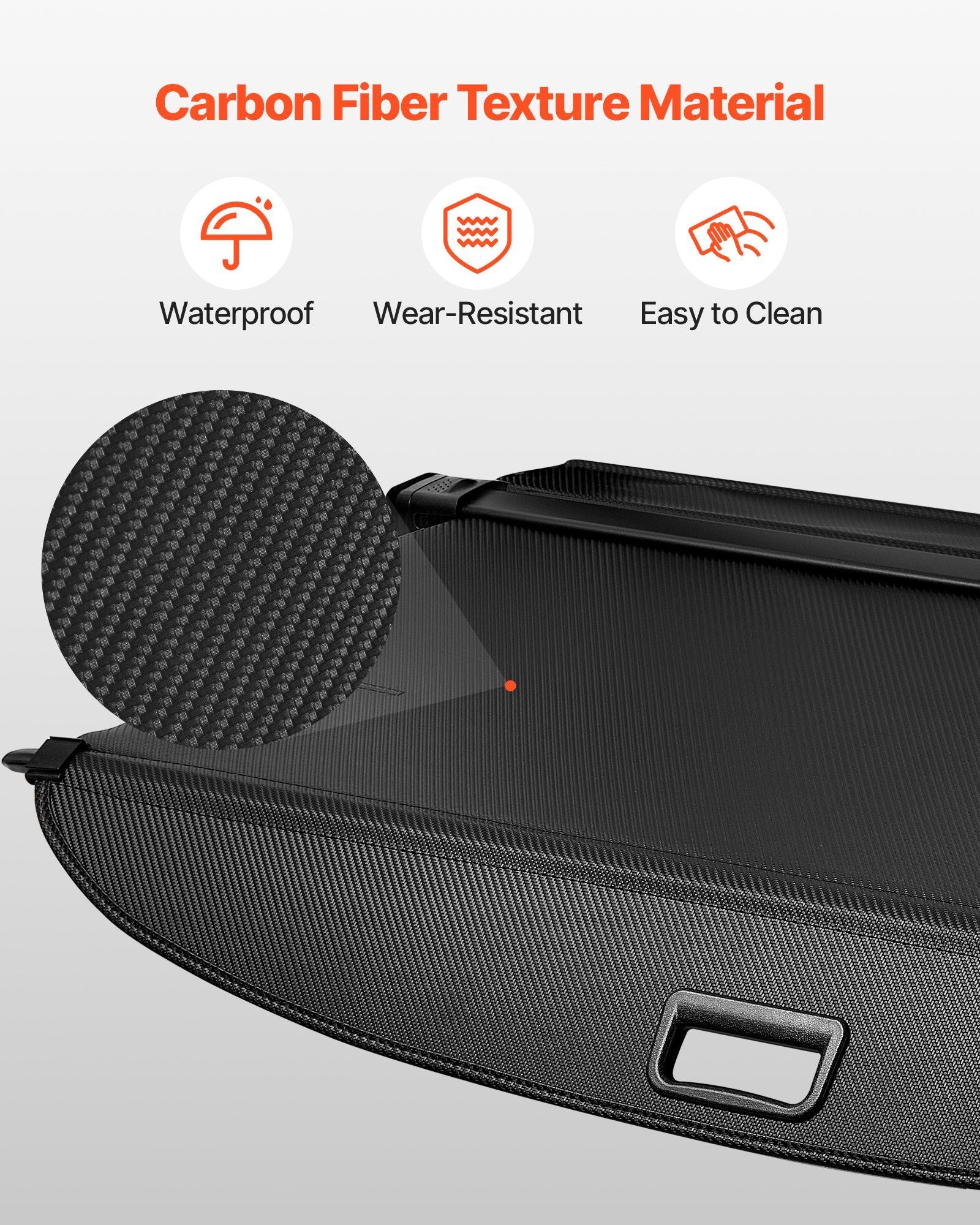 Retractable cargo cover for GMC Terrain, Equinox — view 6
