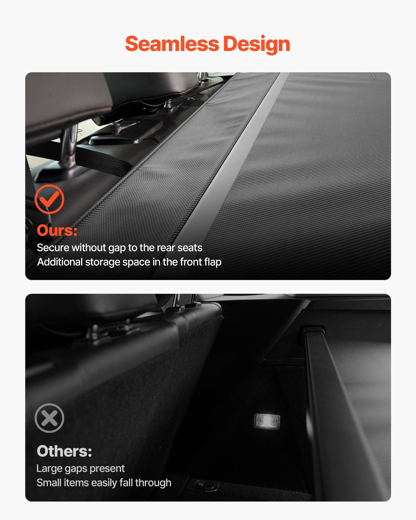 Retractable cargo cover for GMC Terrain, Equinox — view 7