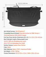 Retractable cargo cover for GMC Terrain, Equinox — view 8