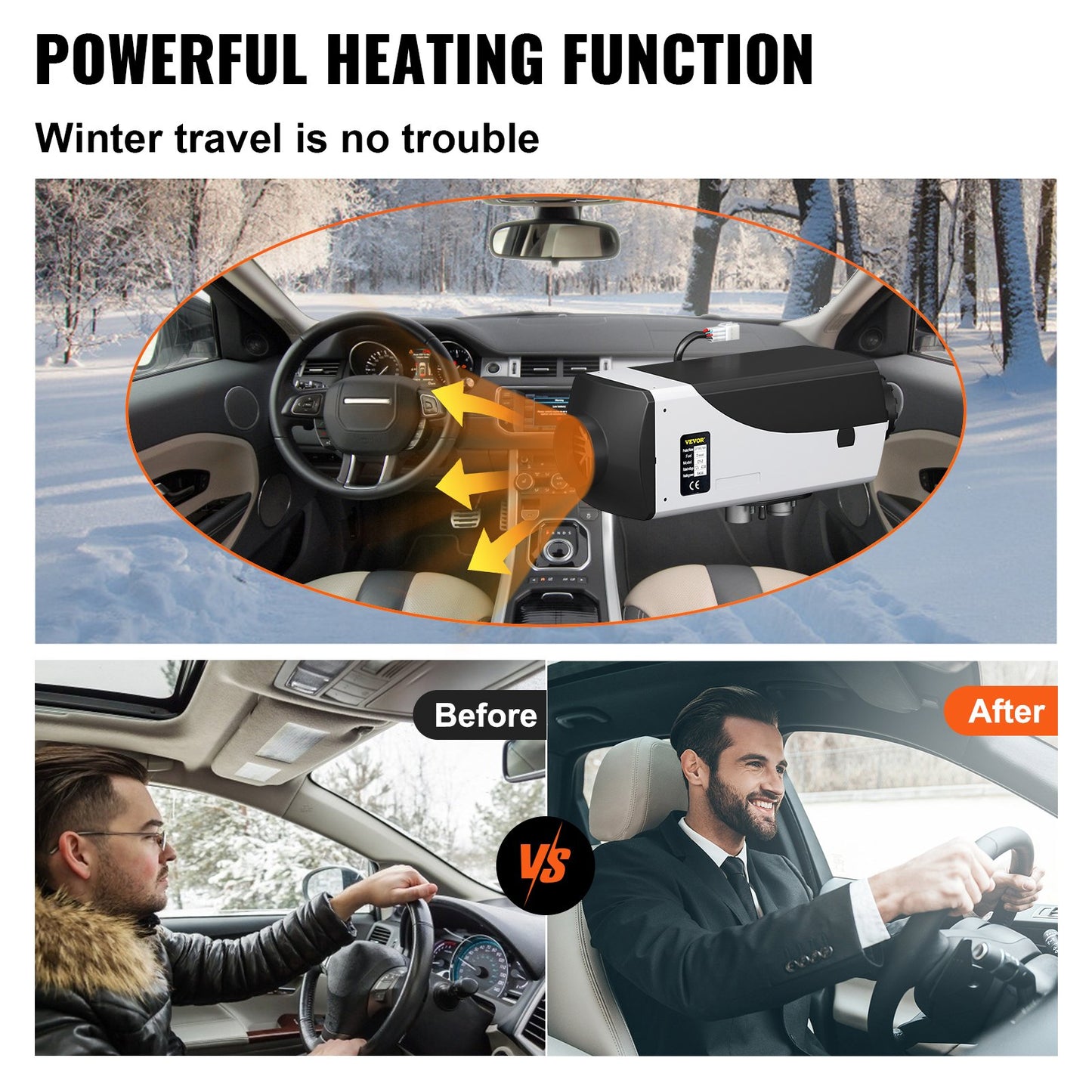 5KW Diesel Air Heater 10L Tank — view 4