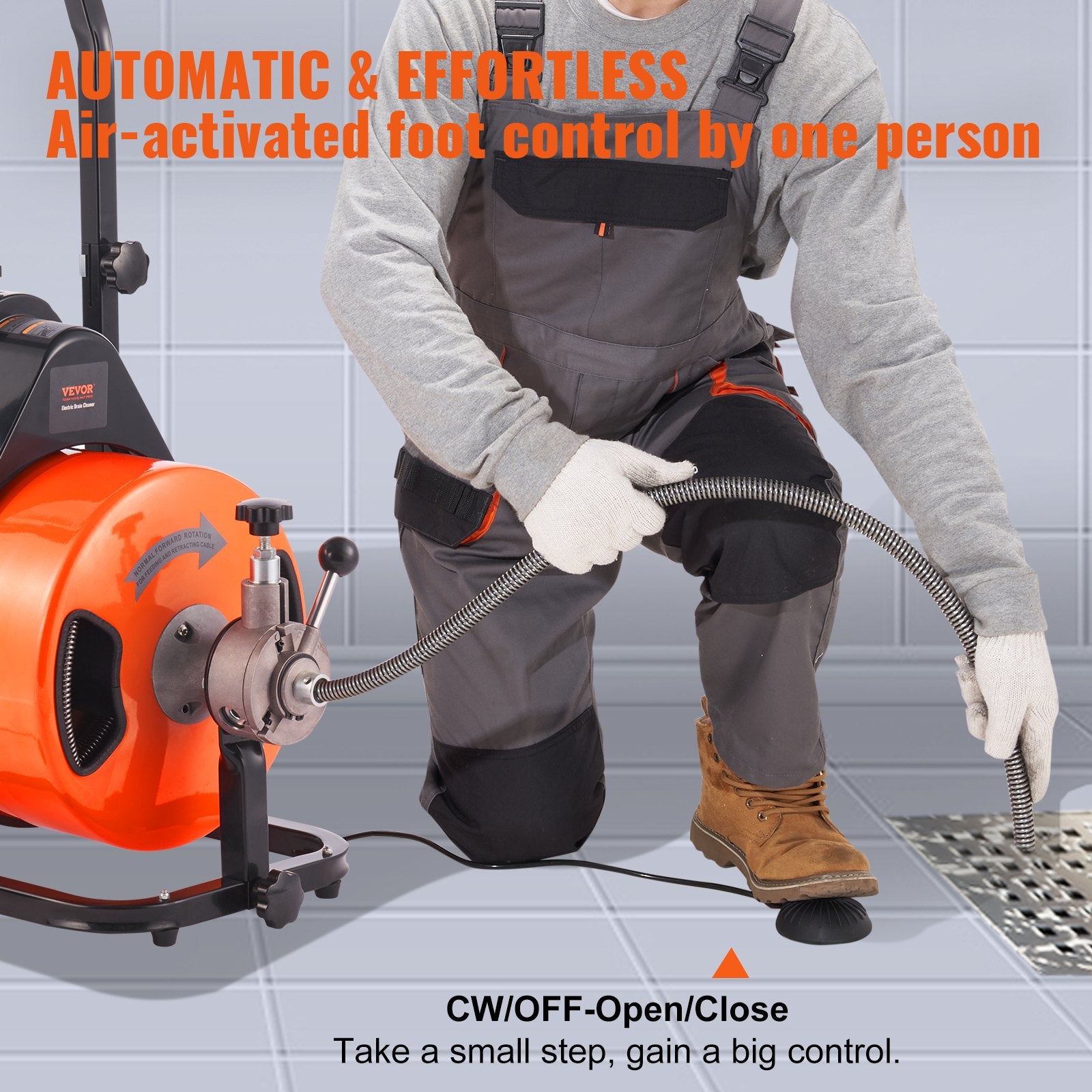 100FT x 1/2Inch Drain Cleaner — view 5