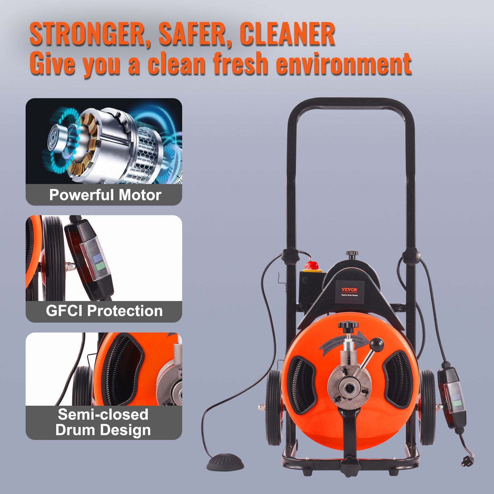 100FT x 1/2Inch Drain Cleaner — view 7
