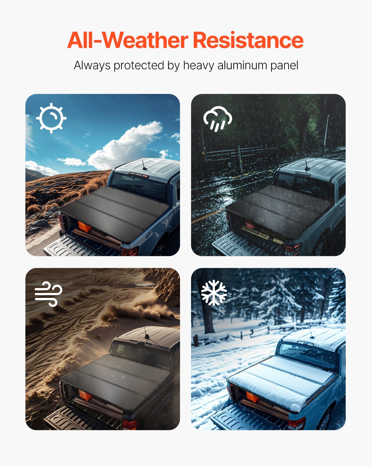 Tri-Fold Truck Bed Tonneau Cover — view 5