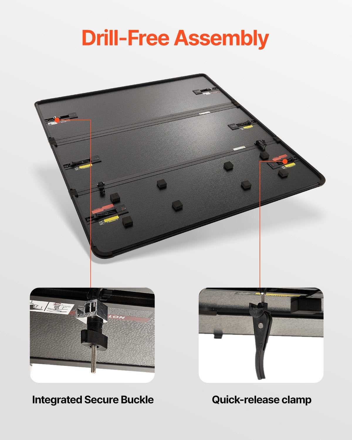 Tri-Fold Truck Bed Tonneau Cover — view 6