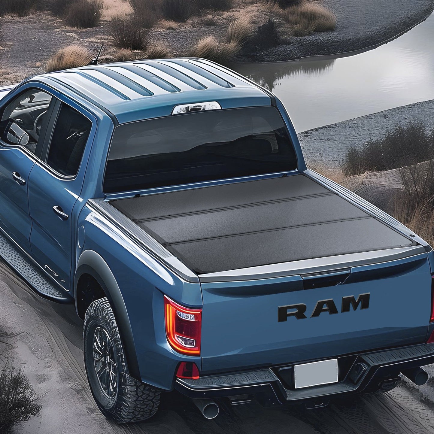 Tri-Fold Truck Bed Tonneau Cover — view 9