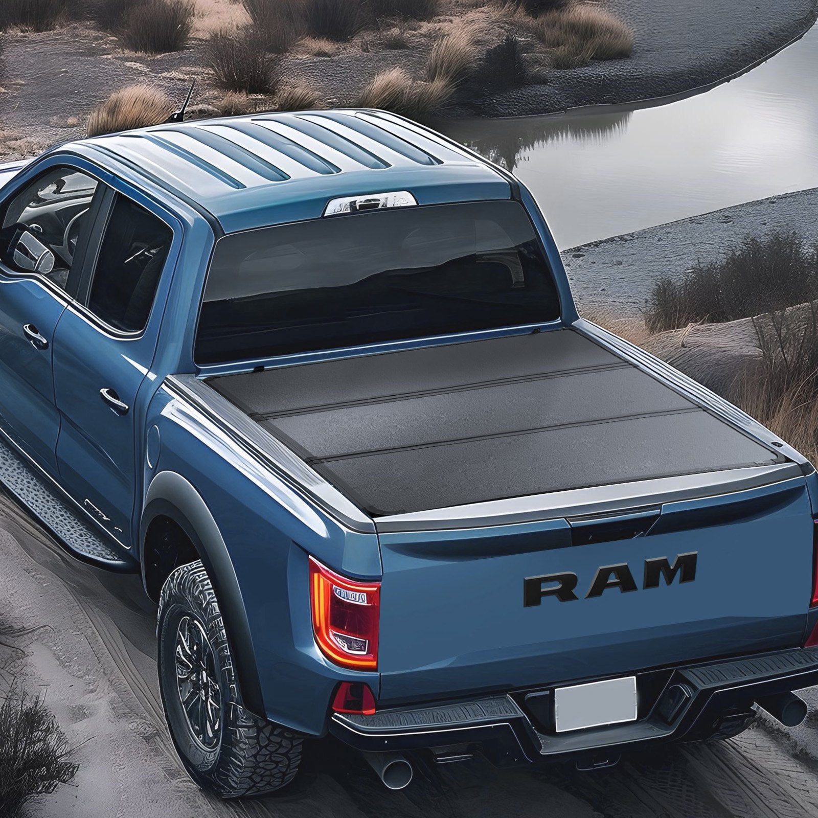 Tri-Fold Truck Bed Tonneau Cover — view 9