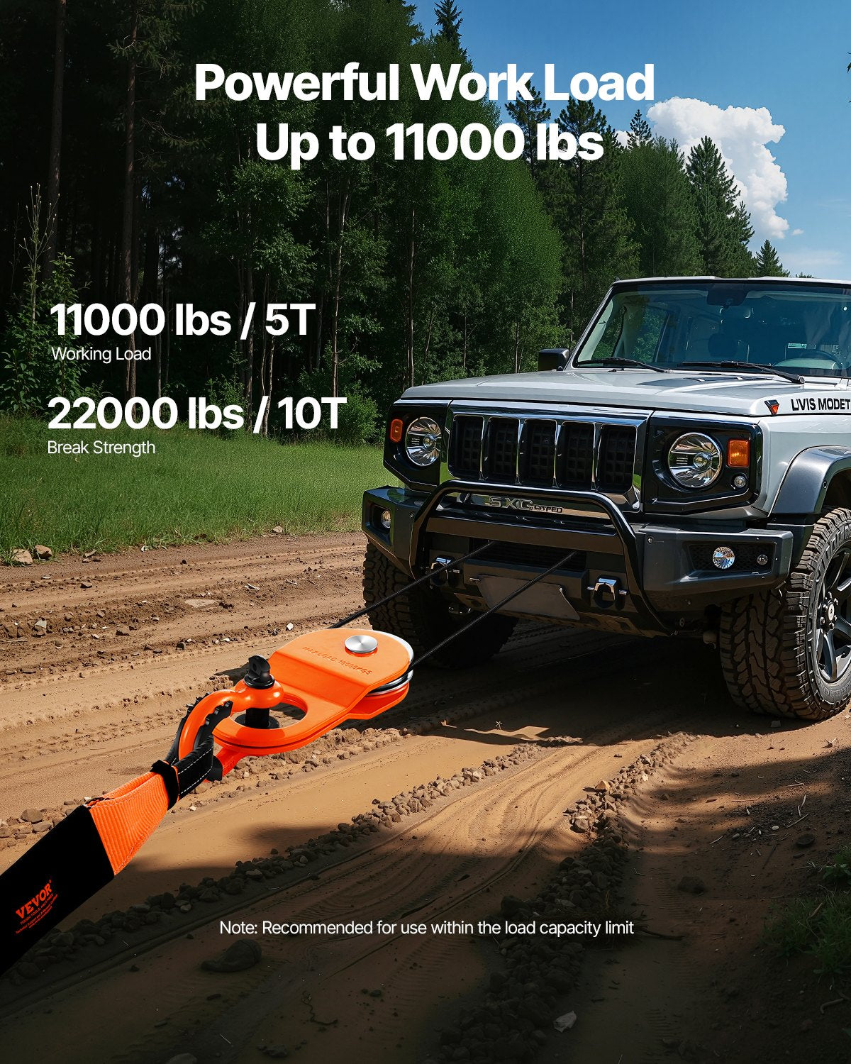 10 Ton Recovery Winch Snatch Block — view 3