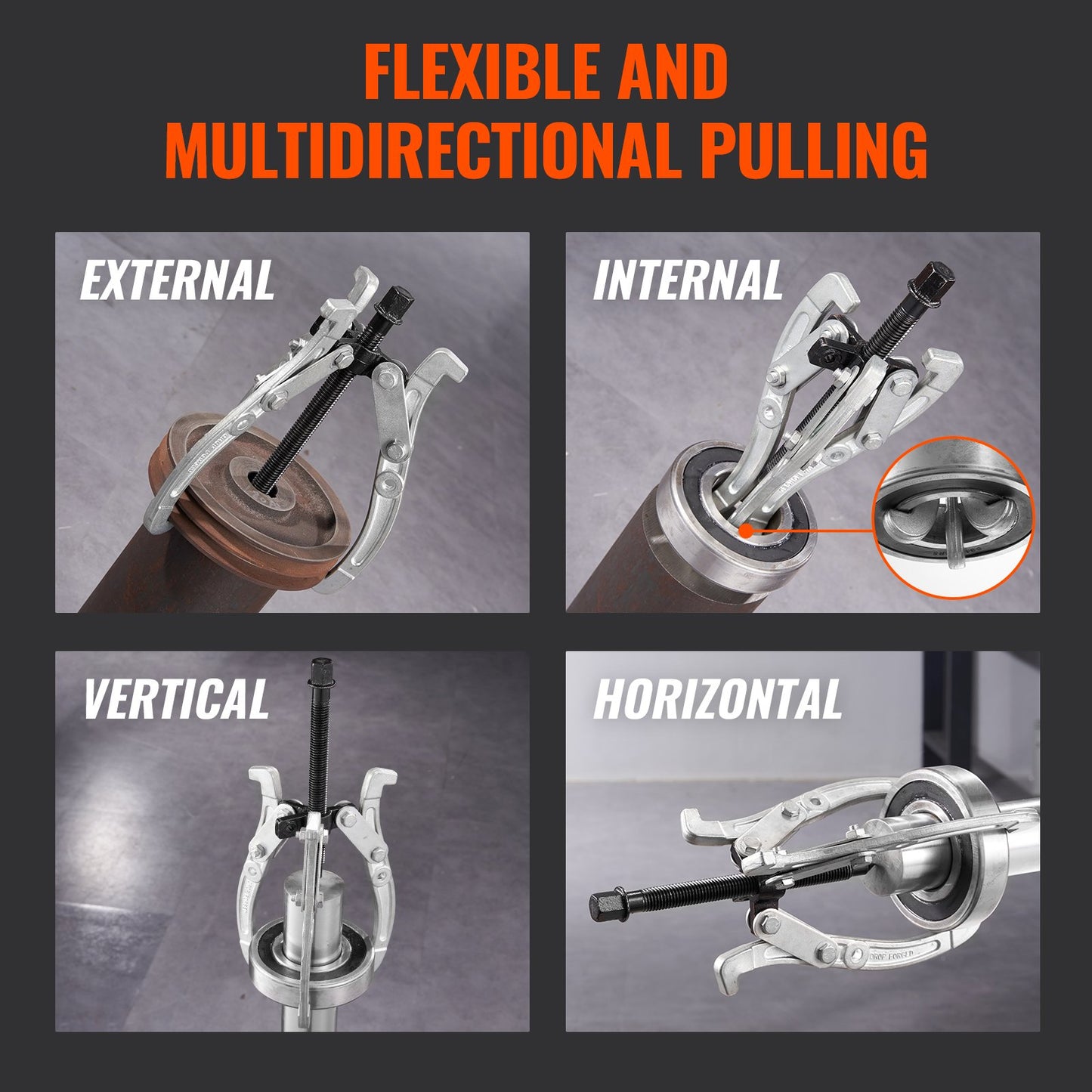 Gear Puller Set 3in 4in — view 6