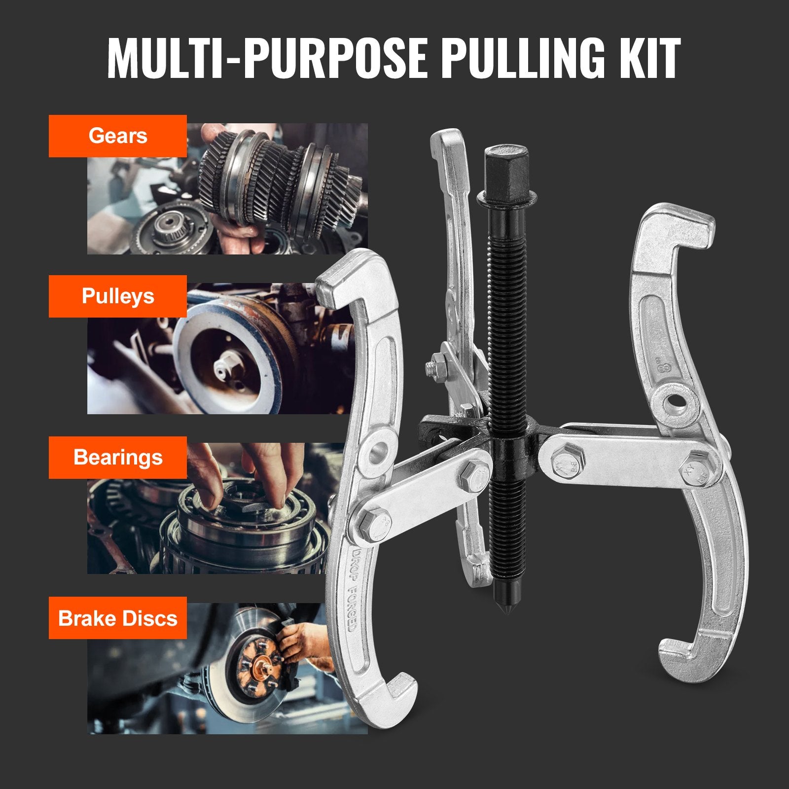 Gear Puller Set 3in 4in — view 8
