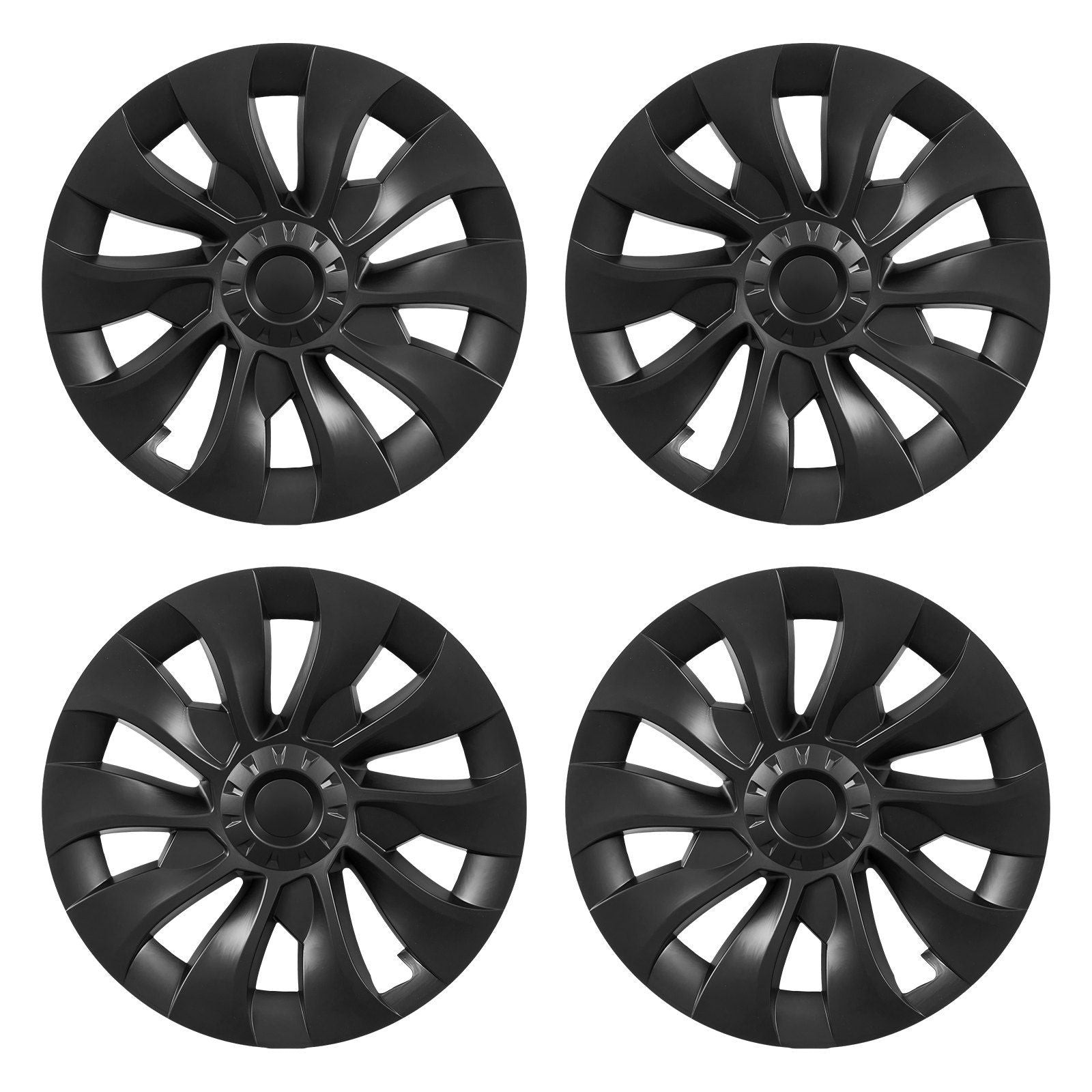 Tesla Model 3 18 inch hubcaps set of 4 — view 2