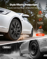 Tesla Model 3 18 inch hubcaps set of 4 — view 4