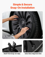 Hubcaps Wheel Covers for 2021-2024 Tesla Model — view 5
