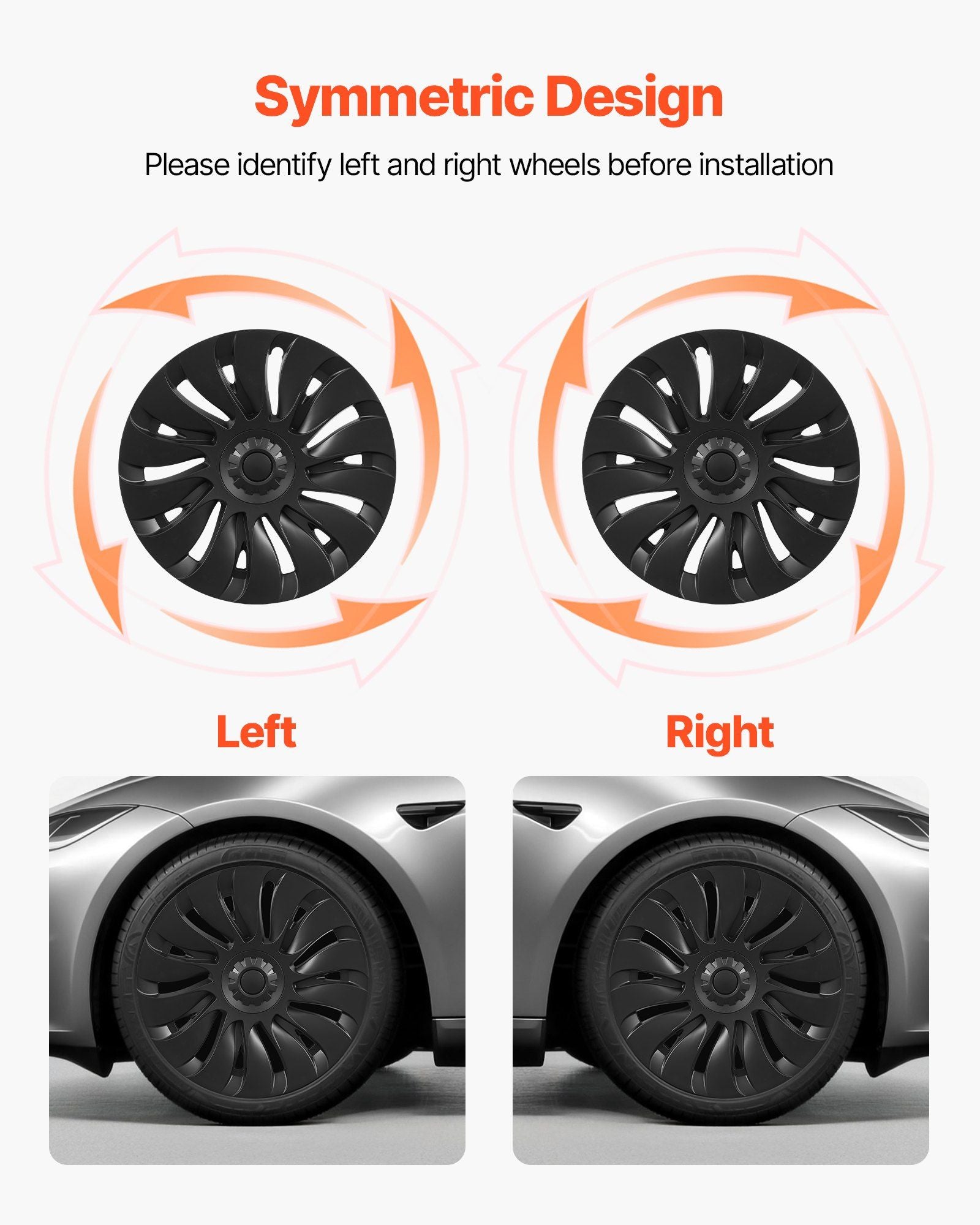 Hubcaps Wheel Covers for 2021-2024 Tesla Model — view 7