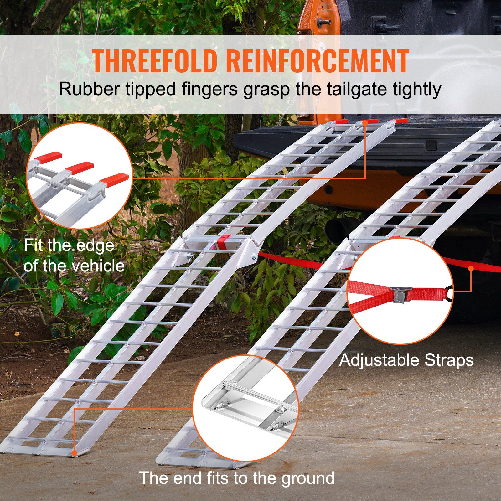 Aluminium Ramp 1500 LBS Foldable — view 6